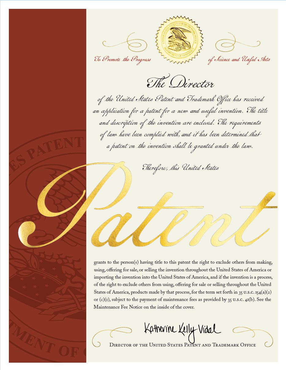 US Patent No11715969